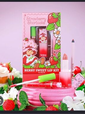 Glamlite Strawberry Shortcake Berry Sweet Lip Kit - Pink/Red